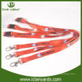 Custom printing polyester lanyards with lobster claw for party